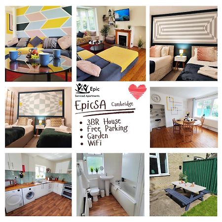 Epicsa - Corporate & Family Stay In 3 Bedroom House With Garden, Free Parking 剑桥 外观 照片